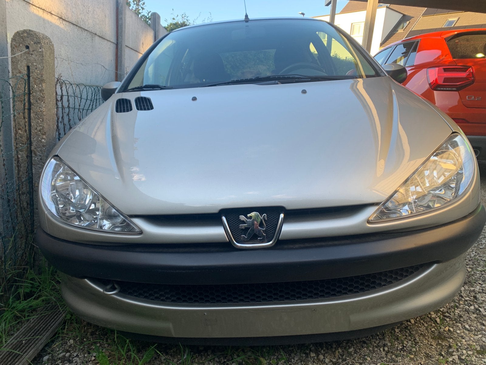 Peugeot 206, Auto's, Voorwielaandrijving, Stof, 1360 cc, Zwart