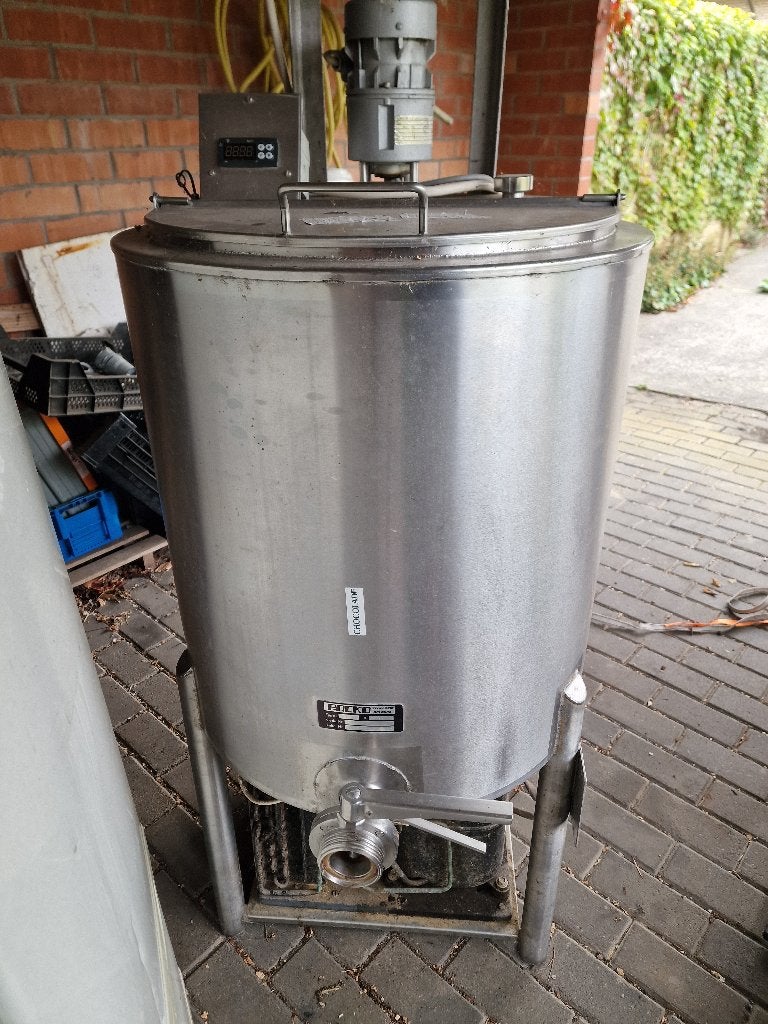 Oude inox ijsmachine 150L, Elektronische apparatuur, IJsmachines, Ophalen, Niet werkend, Zelfvriezend