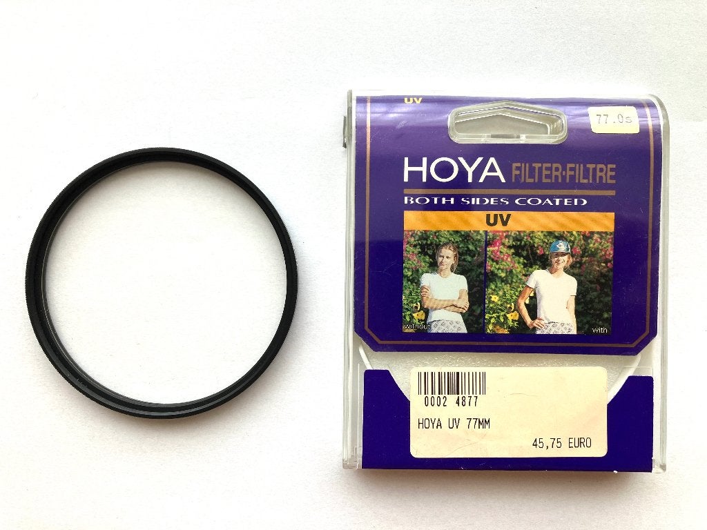 Hoya UV filter 77mm, Ophalen, Hoya