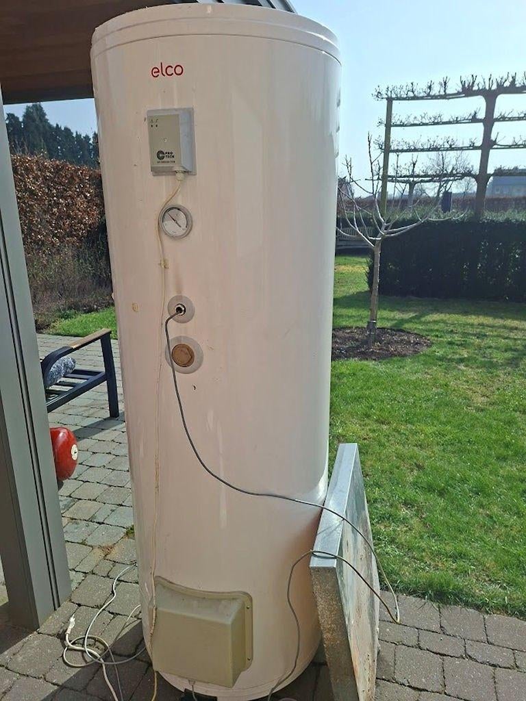 Elco Zonneboiler 300L + 30 Vacuümbuizen, Doe-het-zelf en Bouw, Chauffageketels en Boilers, Ophalen, Aardgas, 100 liter of meer
