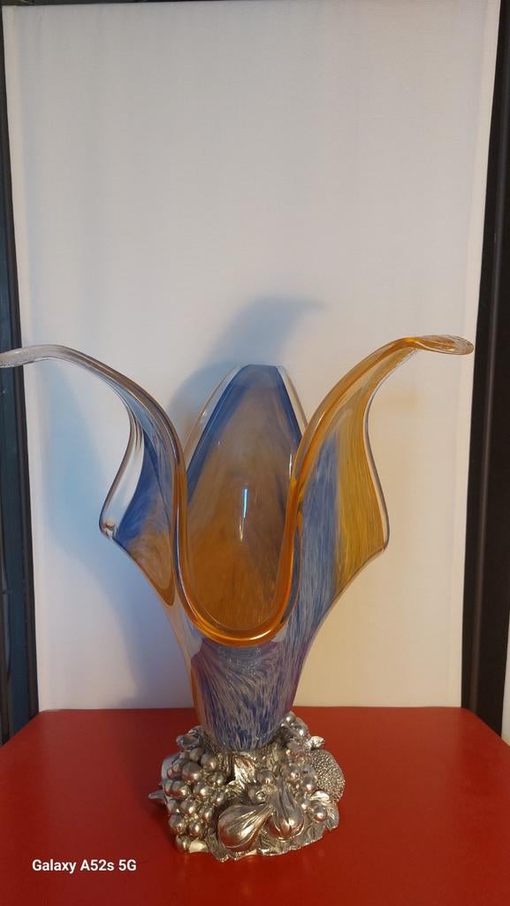 Een prachtige groote kunstvaas., Ophalen of Verzenden