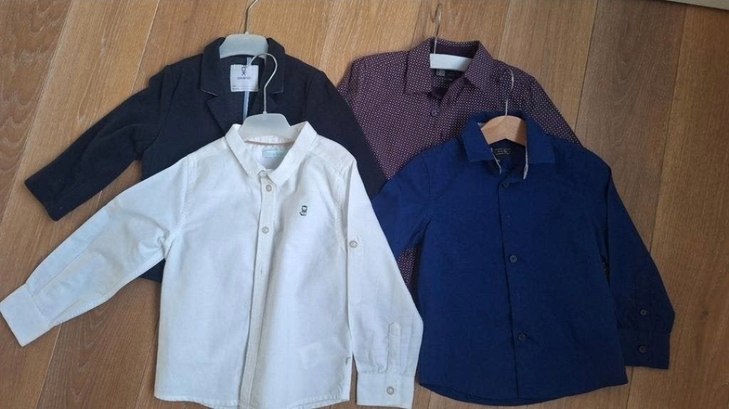 Hemd blazer maat 98, Ophalen, Zo goed als nieuw, Jongen, Overhemd of Blouse