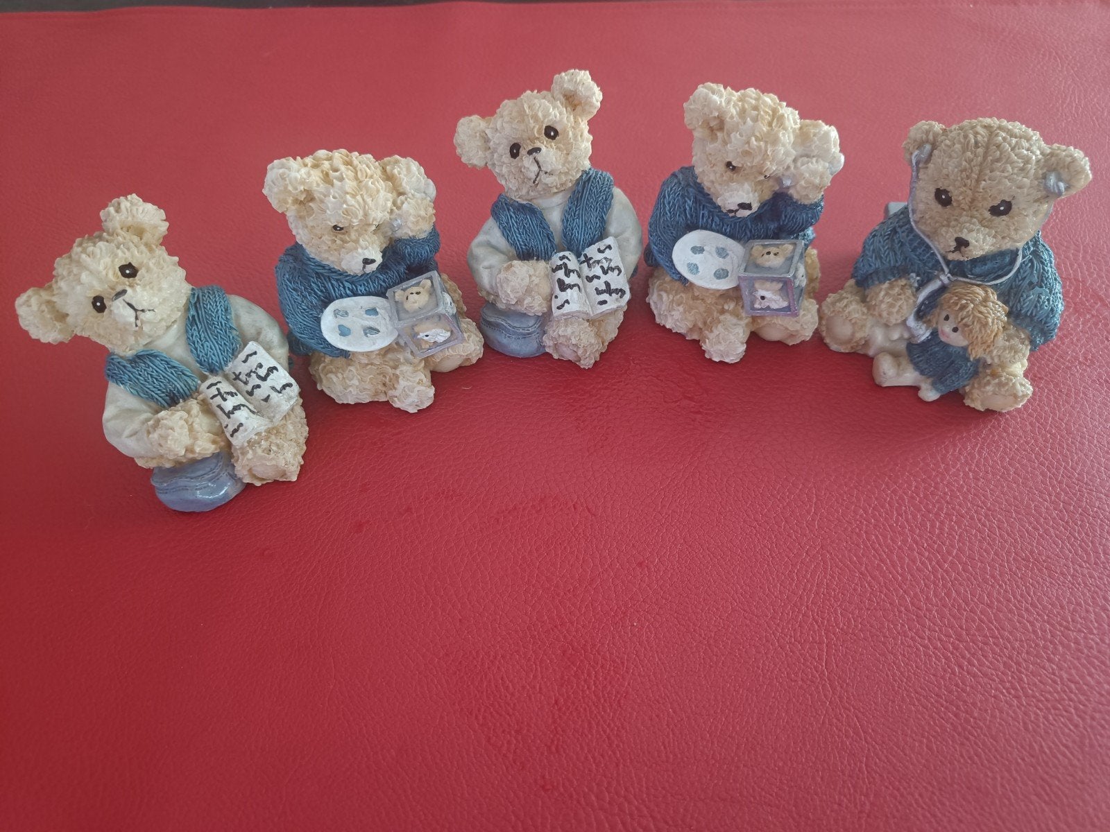 Ensemble d'ours en peluche en pierre., Enlèvement, Comme neuf, Statue, Autres marques