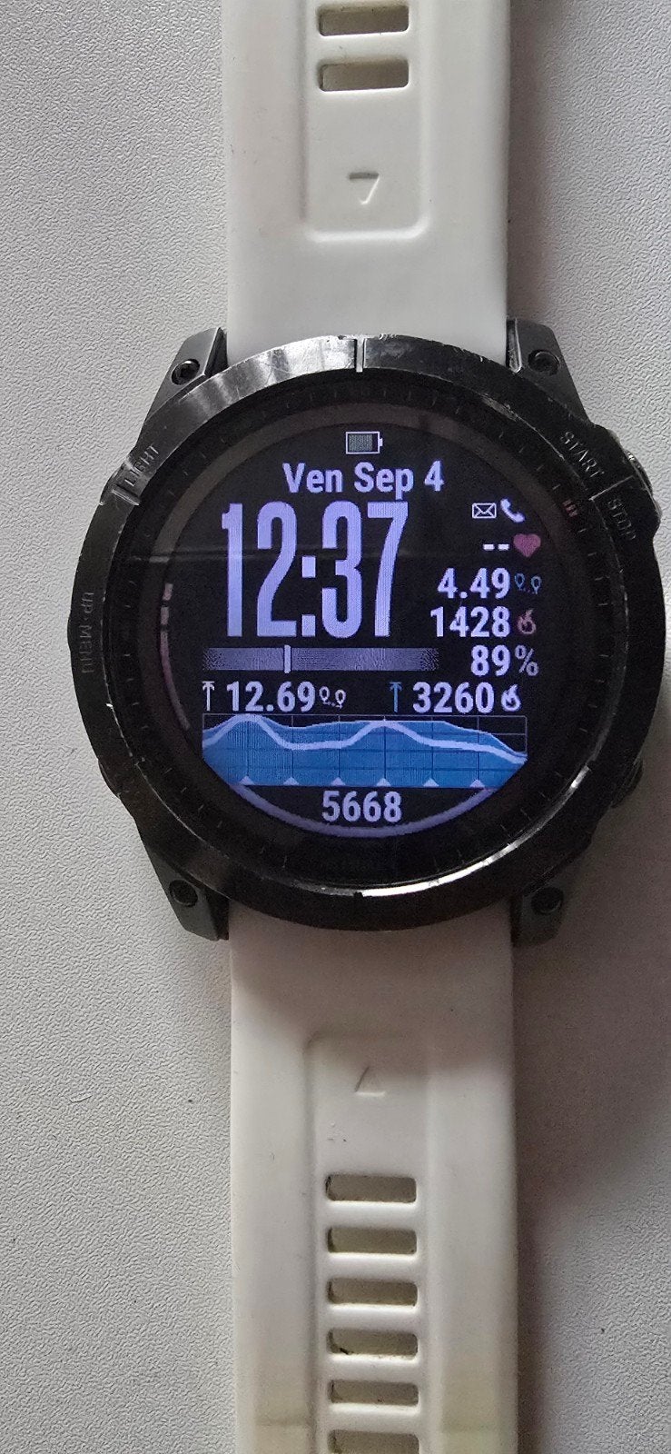 Garmin Fenix 7X solar, Enlèvement, État, Blanc
