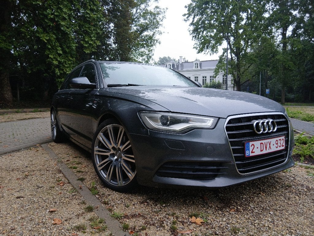 Audi A6 2.0tdi automat, Auto's, Audi, Euro 5, Zwart, Leder en Stof, 5 deurs