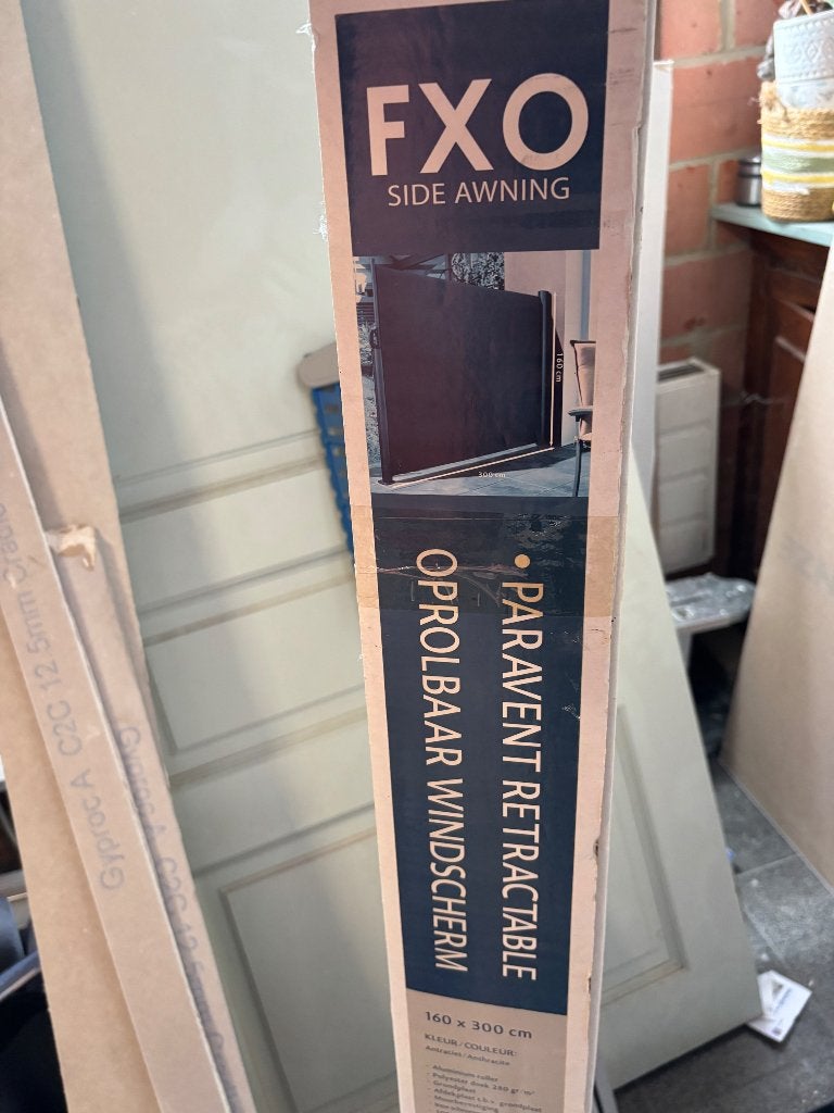 Oprolbaar windscherm 160x300 NIEUW in gesloten doos Antrac, Ophalen, Zo goed als nieuw