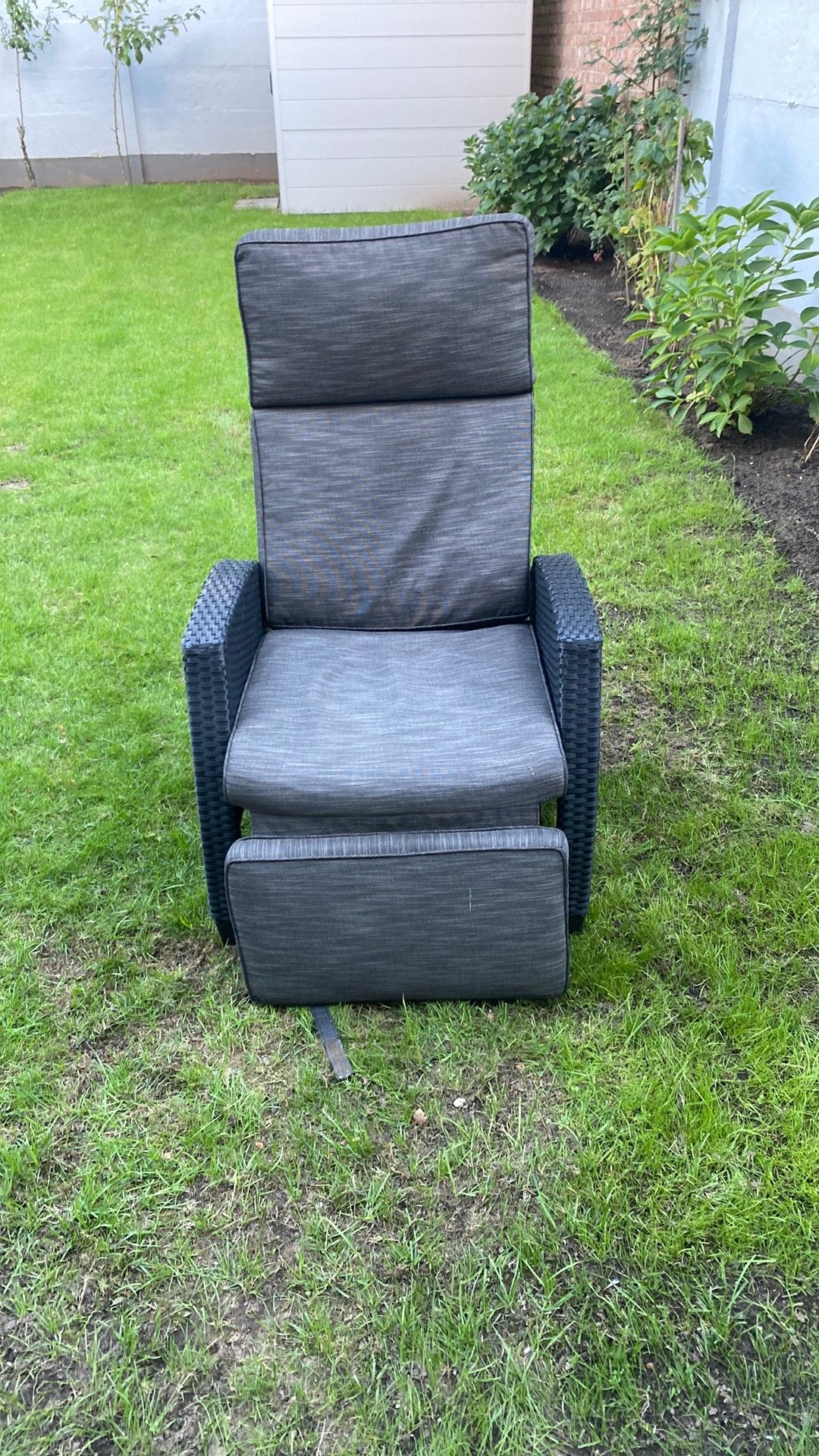 Jutlandia tuin stoel met kussentje, Tuin en Terras, Ophalen, Zo goed als nieuw, Verstelbaar