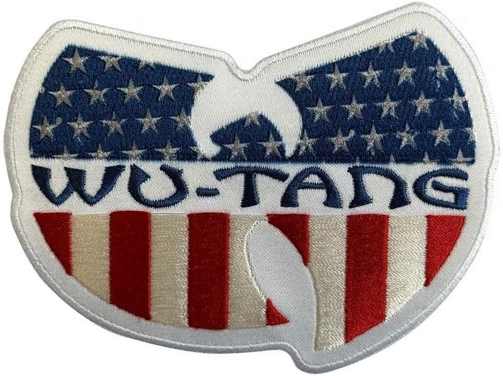 Wu-Tang Clan Star-Spangled Logo- Patch officiële merchandise, Ophalen of Verzenden, Nieuw