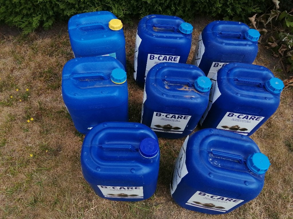 Gratis lege biddons 20 l, Ophalen, Gebruikt