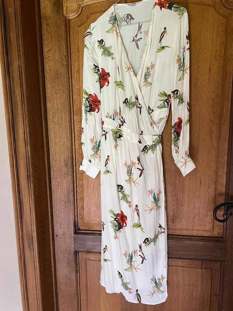 Lange jurk Yaya maat 38, Kleding | Dames, Ophalen, Zo goed als nieuw, Maat 38/40 (M), Onder de knie
