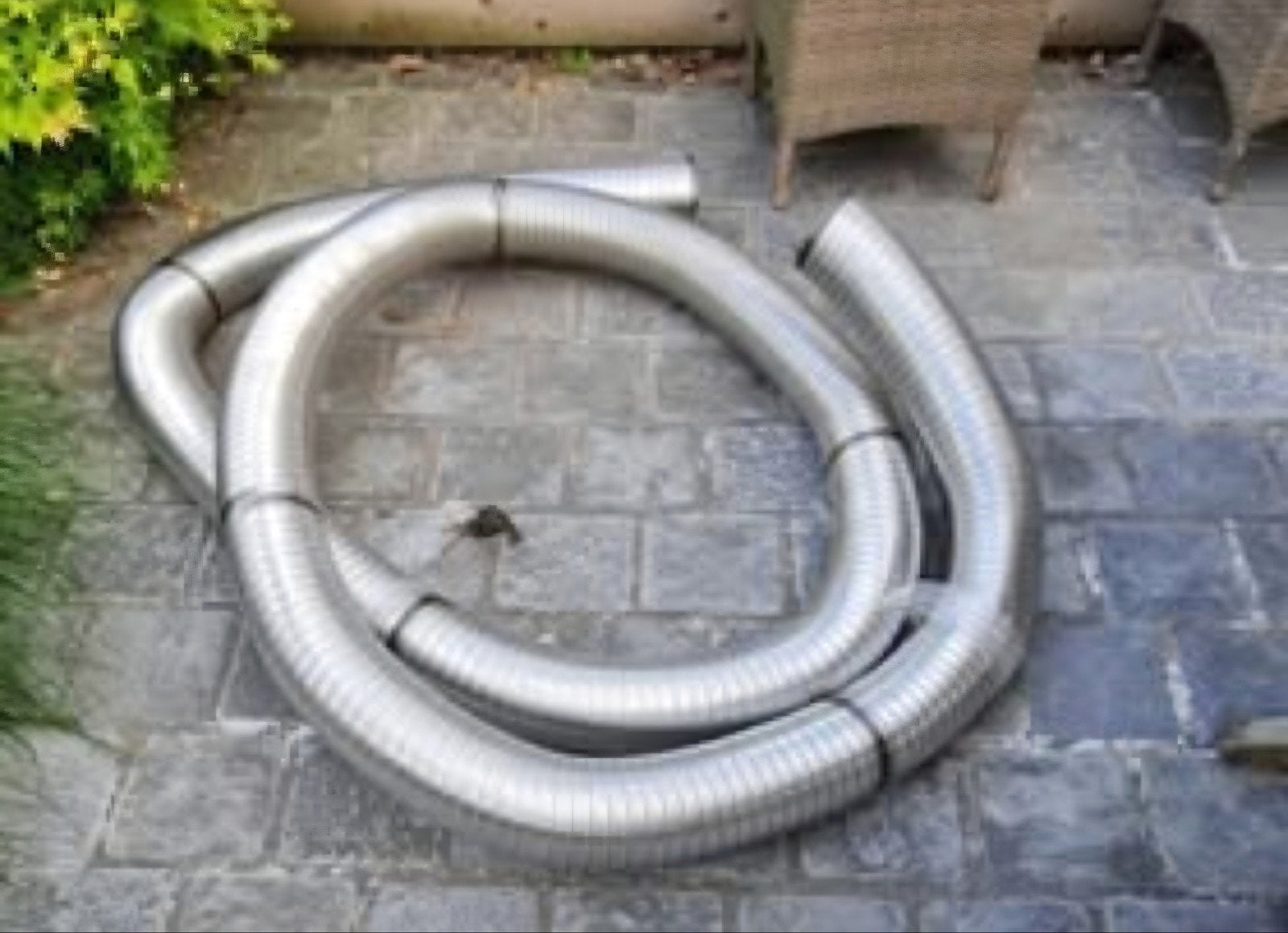 Buse 125-130 (7m) pour tubage cheminée, Maison & Meubles, Cheminées, Enlèvement, Neuf
