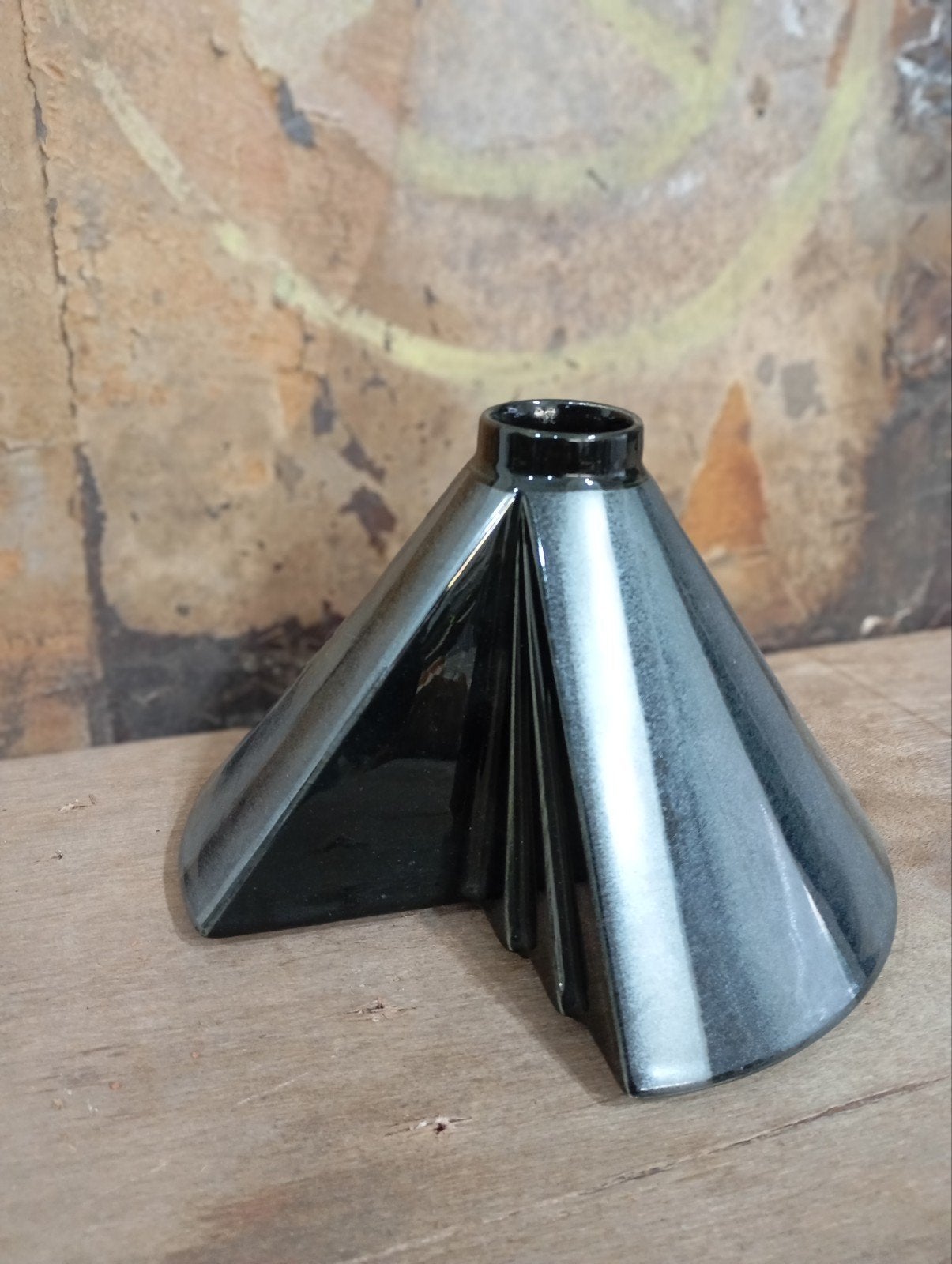 Opvallende postmoderne keramische vaas - Steuler Design, Ophalen of Verzenden