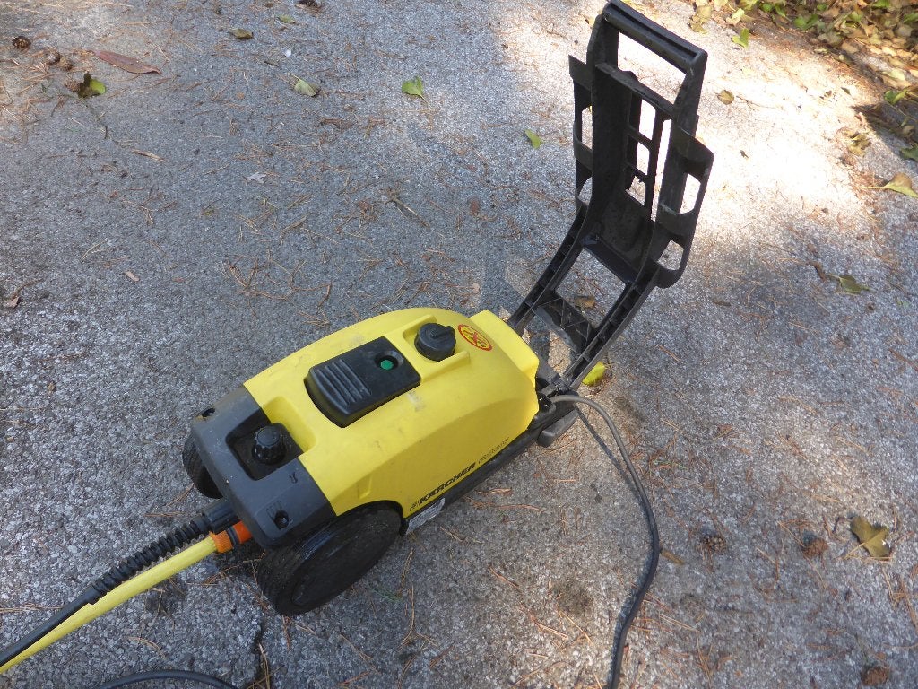 hogedrukreiniger karcher 620M  voor nazicht, lichtje brand, Ophalen, Gebruikt, Elektrisch