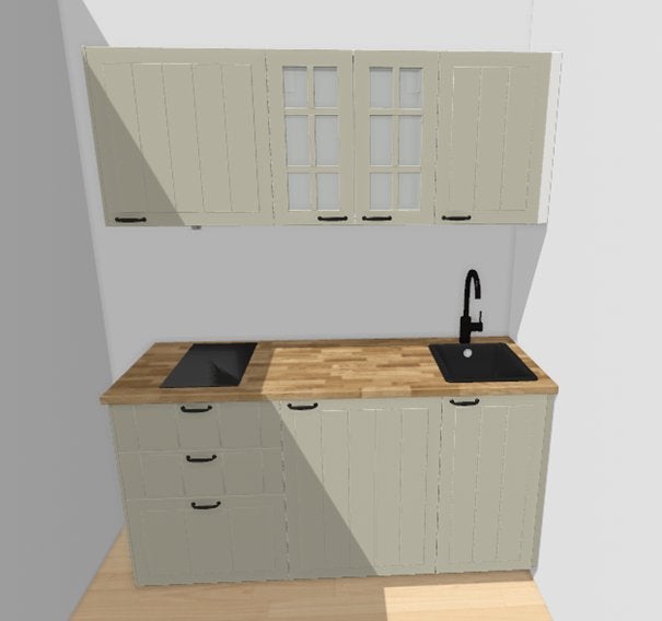Nieuwe keuken Ikea 2024 - niet geïnstalleerd, Ophalen, Wit, Nieuw, Enkelwandige keuken