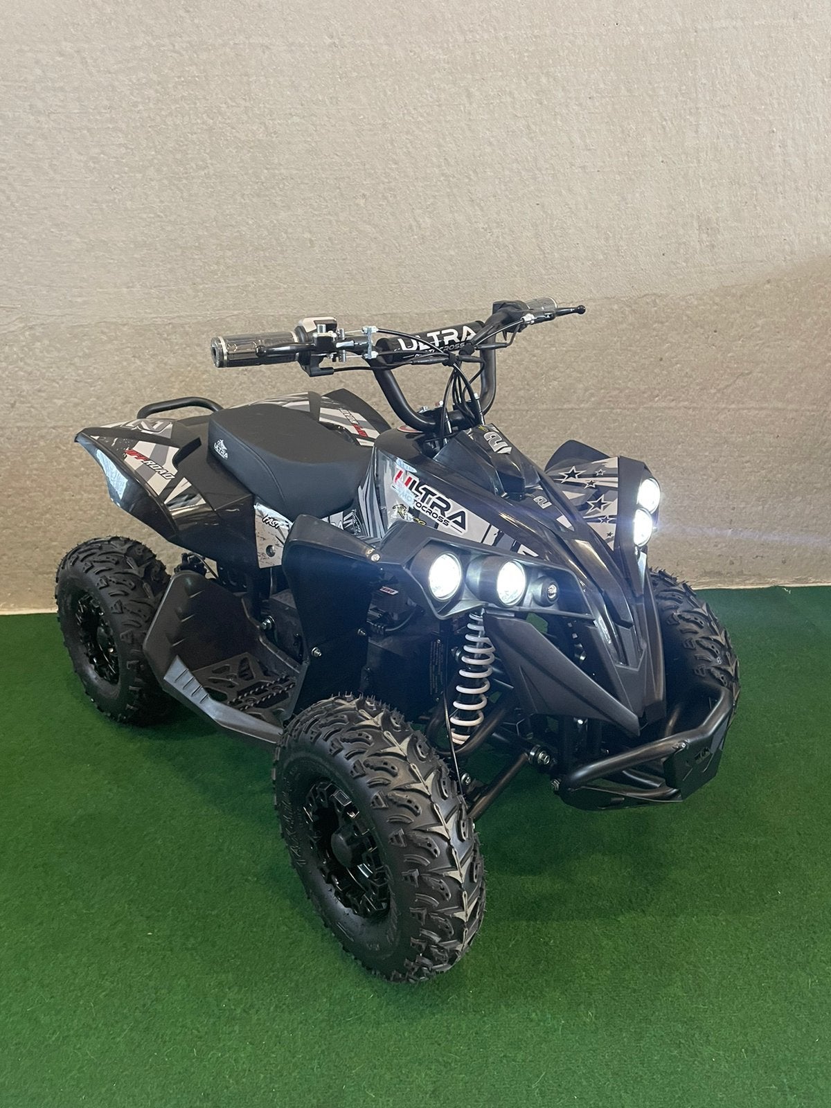 Nieuwe Ultra 1200 watt 48V elektrische zwarte kinder quad, Enlèvement, Neuf