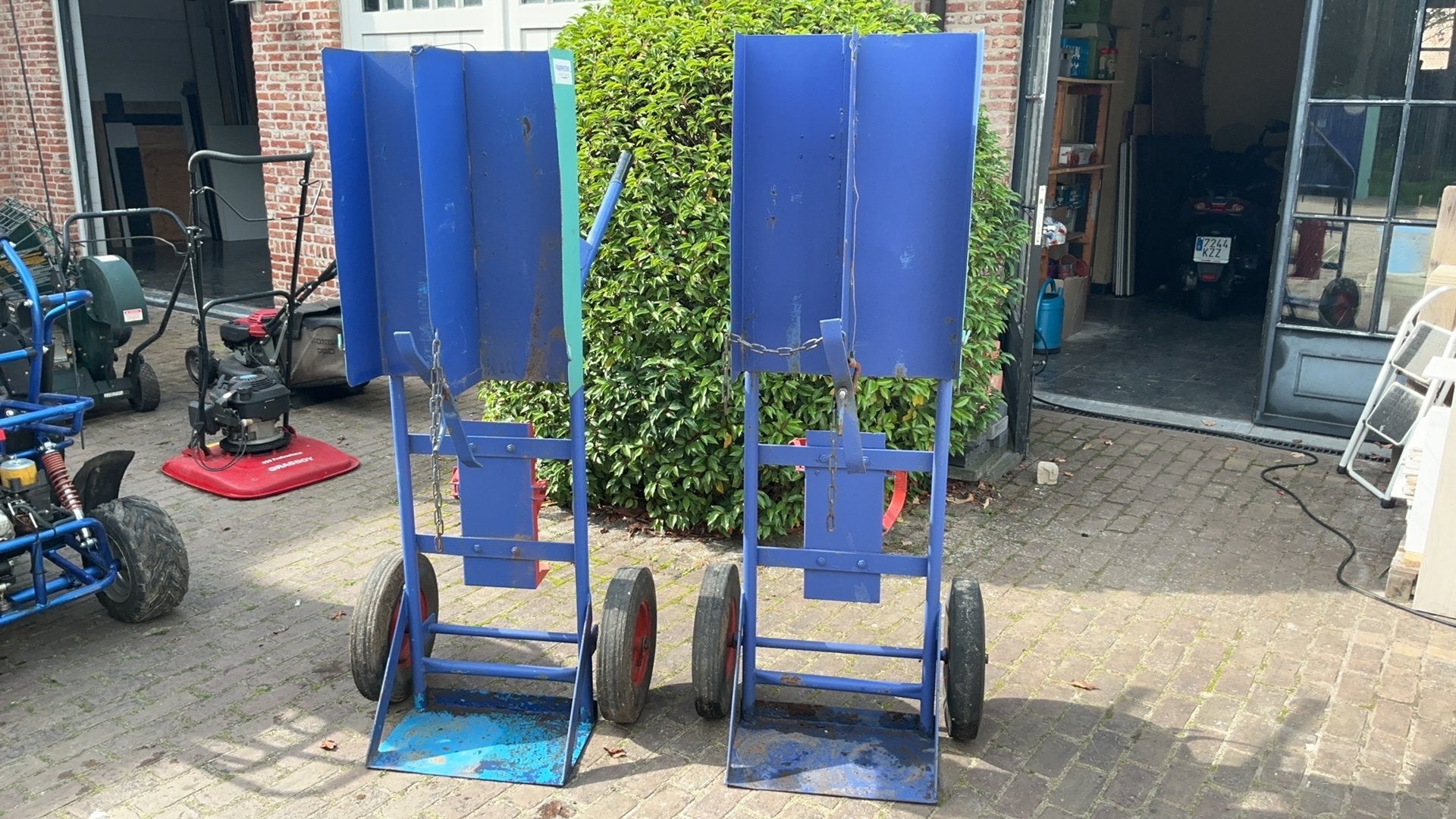 Gasflessenkar gasflessenwagen laswagen, Doe-het-zelf en Bouw, Ophalen, Zo goed als nieuw