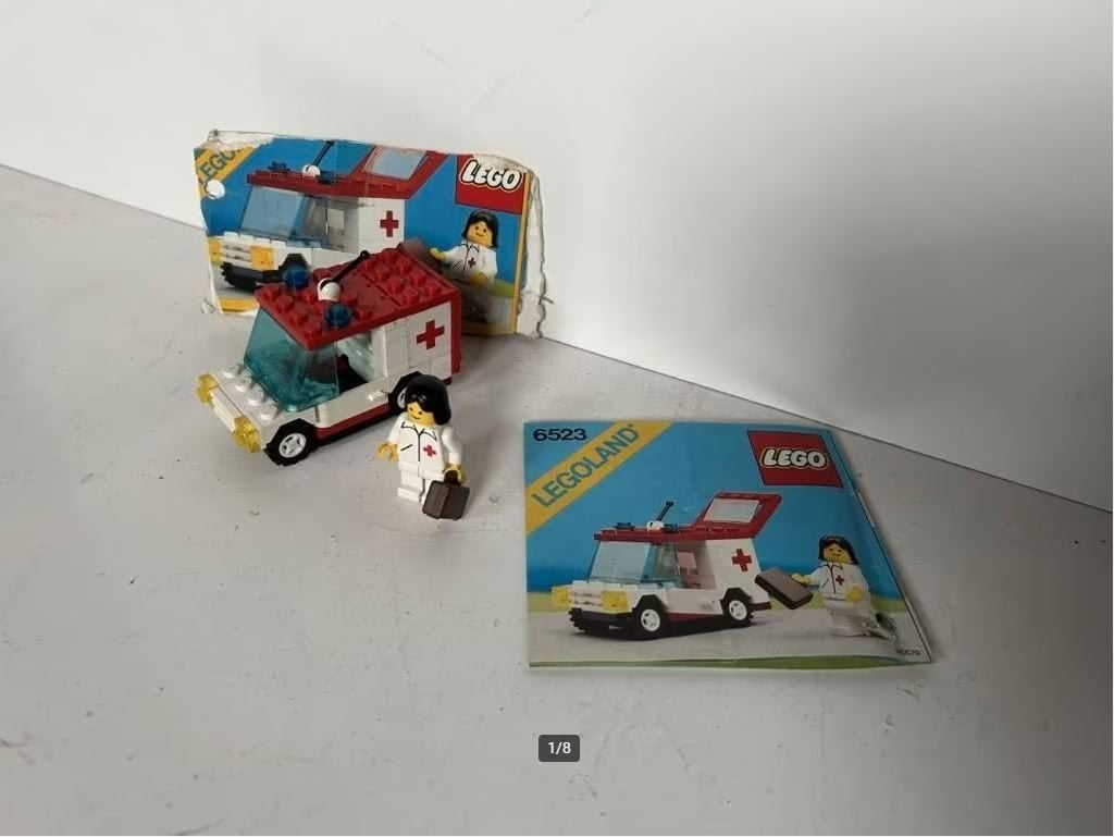 Lego Legoland - Rode kruis - 6523, Gebruikt, Lego, Ophalen of Verzenden, LEGOLAND