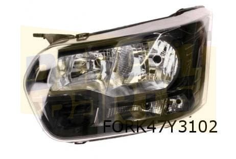 Ford Transit (6/16-) koplamp R (zwart) Origineel! 2310704, -, Verzenden, -, Nieuw