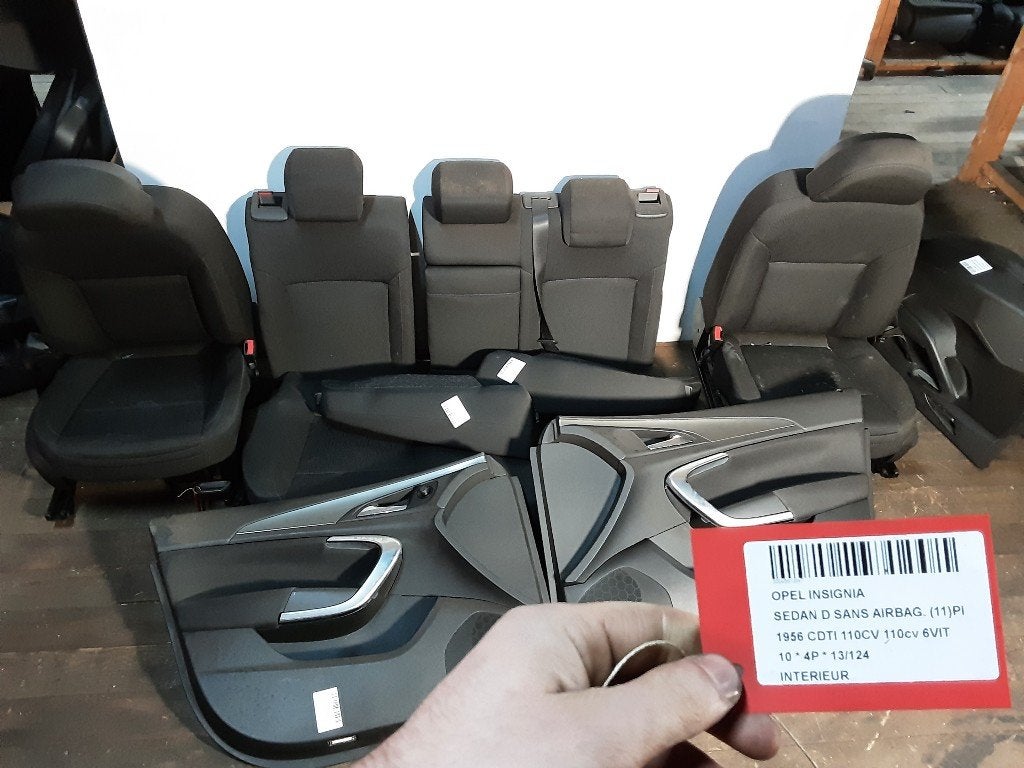 INTERIEUR COMPLET Opel Insignia (01-2008/03-2017), Utilisé, Rue de l'Espoir 34 34
4030  GRIVEGNÉE, BE, Info@Collignon.be, Opel