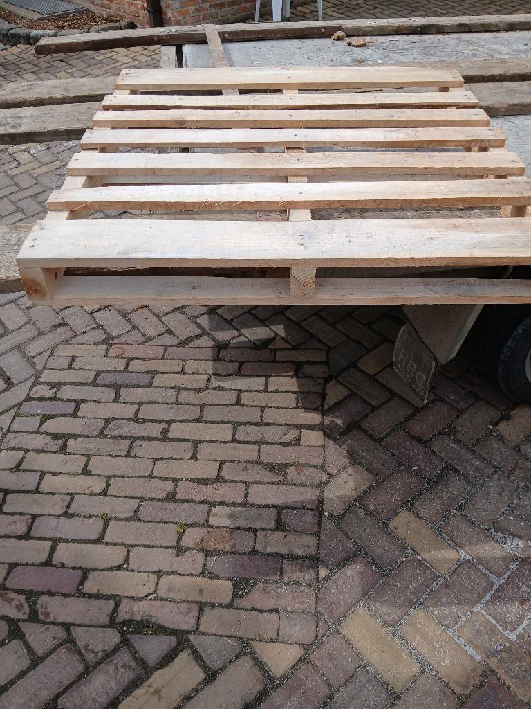 palletten, Doe-het-zelf en Bouw, Ophalen, 25 tot 50 mm, Zo goed als nieuw, Minder dan 200 cm