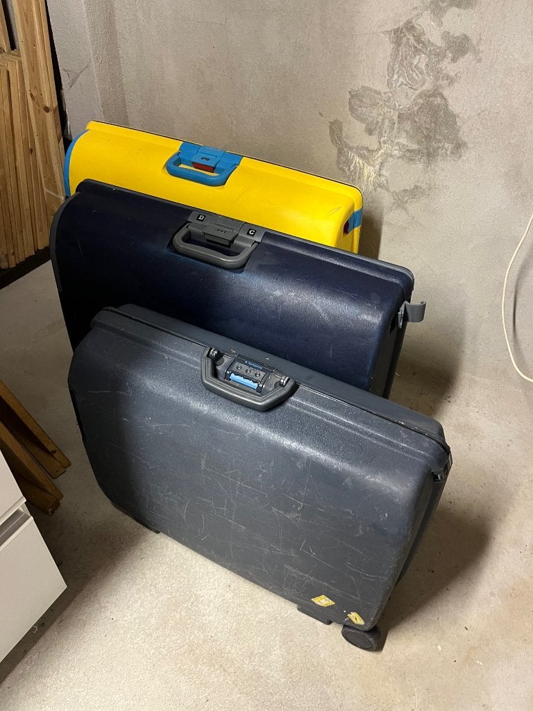 3 Valiezen : Carlton & Samsonite, Handtassen en Accessoires, Koffers, Ophalen