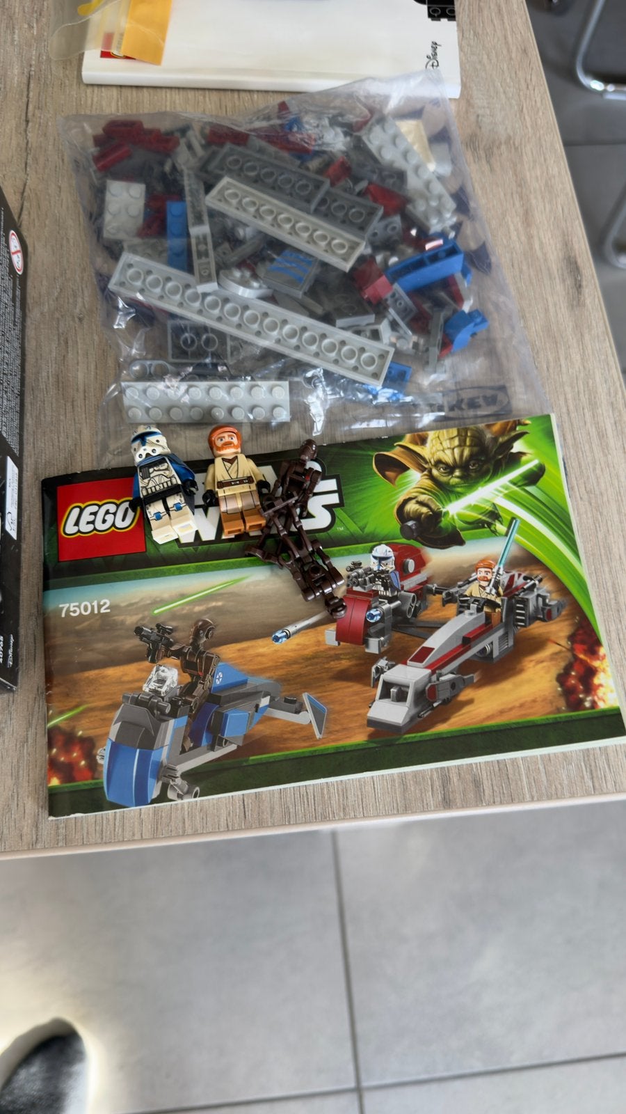 Lego star wars 75012 BARC SPEEDER WIT SIDECAR, Ophalen, Star Wars, Lego, Zo goed als nieuw