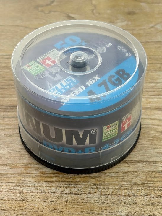 DVD+R 4.7GB (50stuks), Computers en Software, Nieuw, Ophalen of Verzenden, Dvd, Op spindel