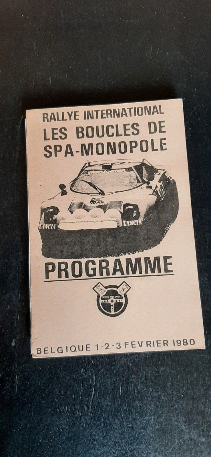 Boucles de Spa  programma boekje  1980, Ophalen of Verzenden, Zo goed als nieuw