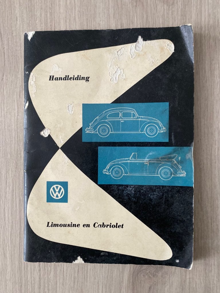Volkswagen kever 1958 instructieboekje, Enlèvement ou Envoi