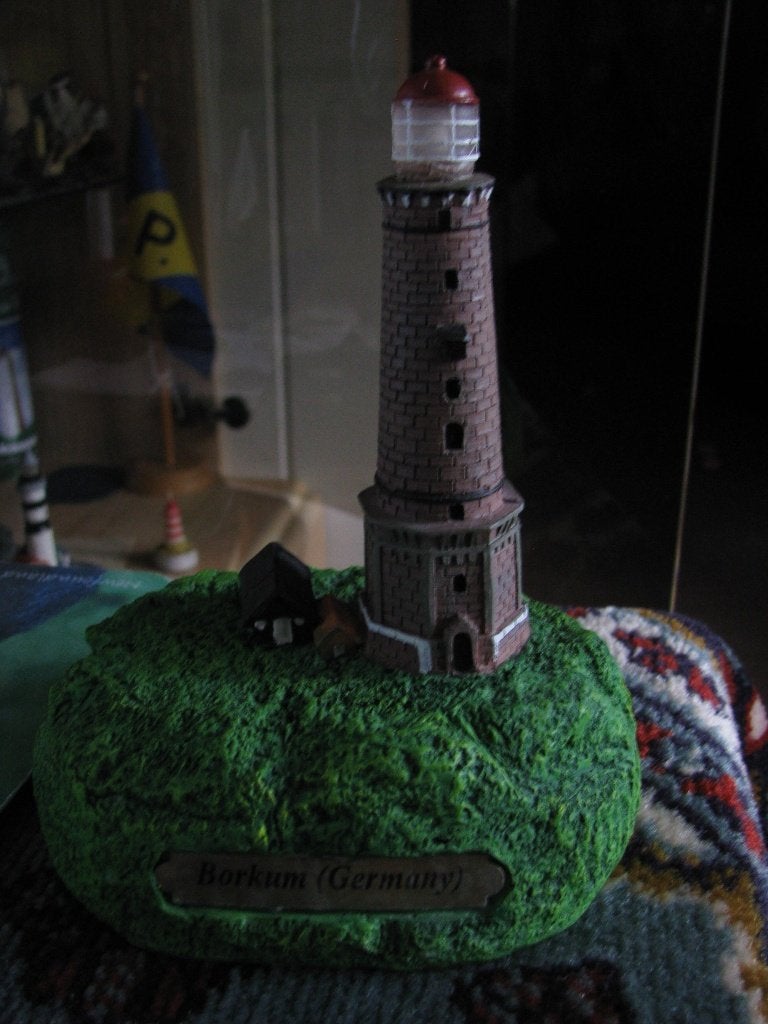 vuurtoren beeld Duitsland - Borkum lecturama, Ophalen of Verzenden, Zo goed als nieuw, Schaalmodel
