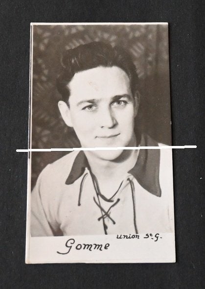 Photo ancienne/Albert Gomme Union st Gillis/Années 1940, Collections, Envoi, Utilisé, Affiche, Image ou Autocollant
