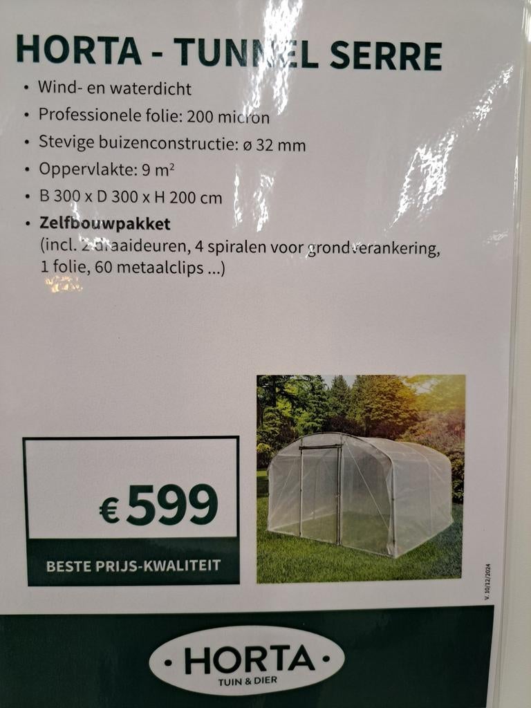 Tunnelserre - filclair, Tuin en Terras, Kassen, Ophalen