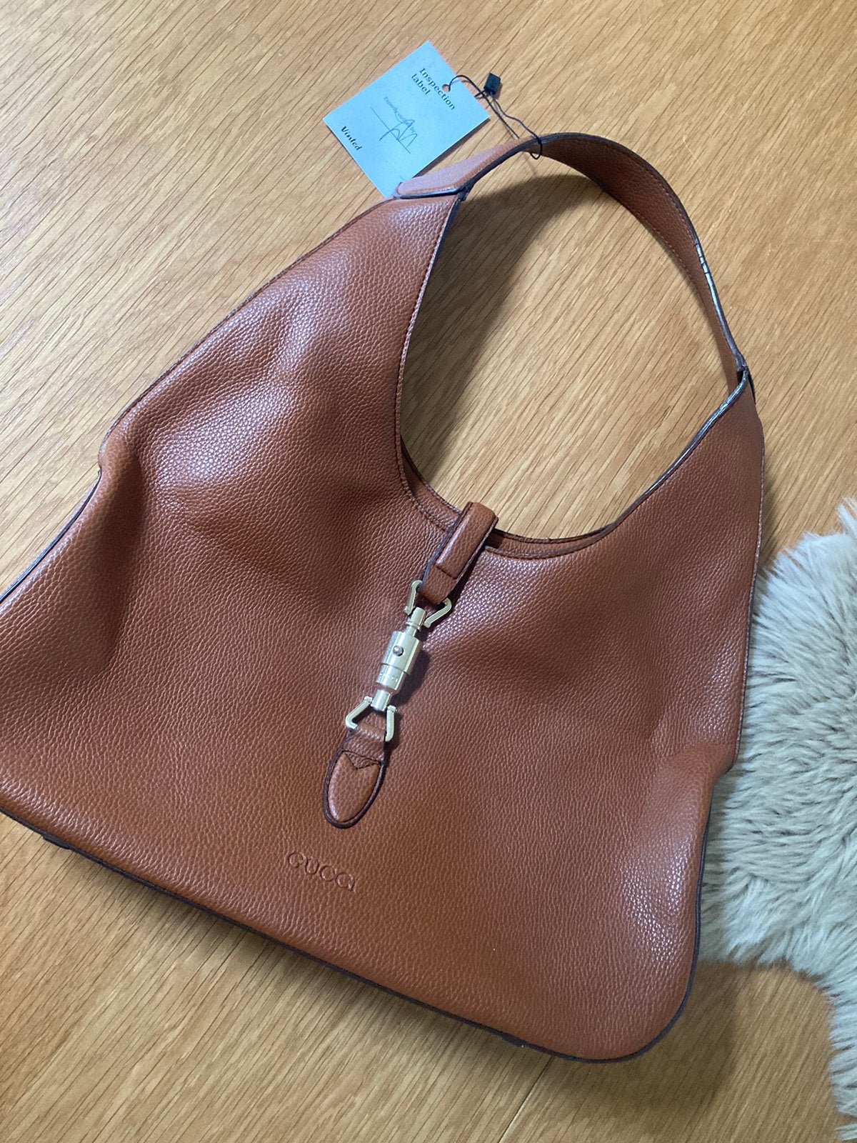 Gucci, Handtassen en Accessoires, Ophalen of Verzenden, Gebruikt, Bruin, Handtas
