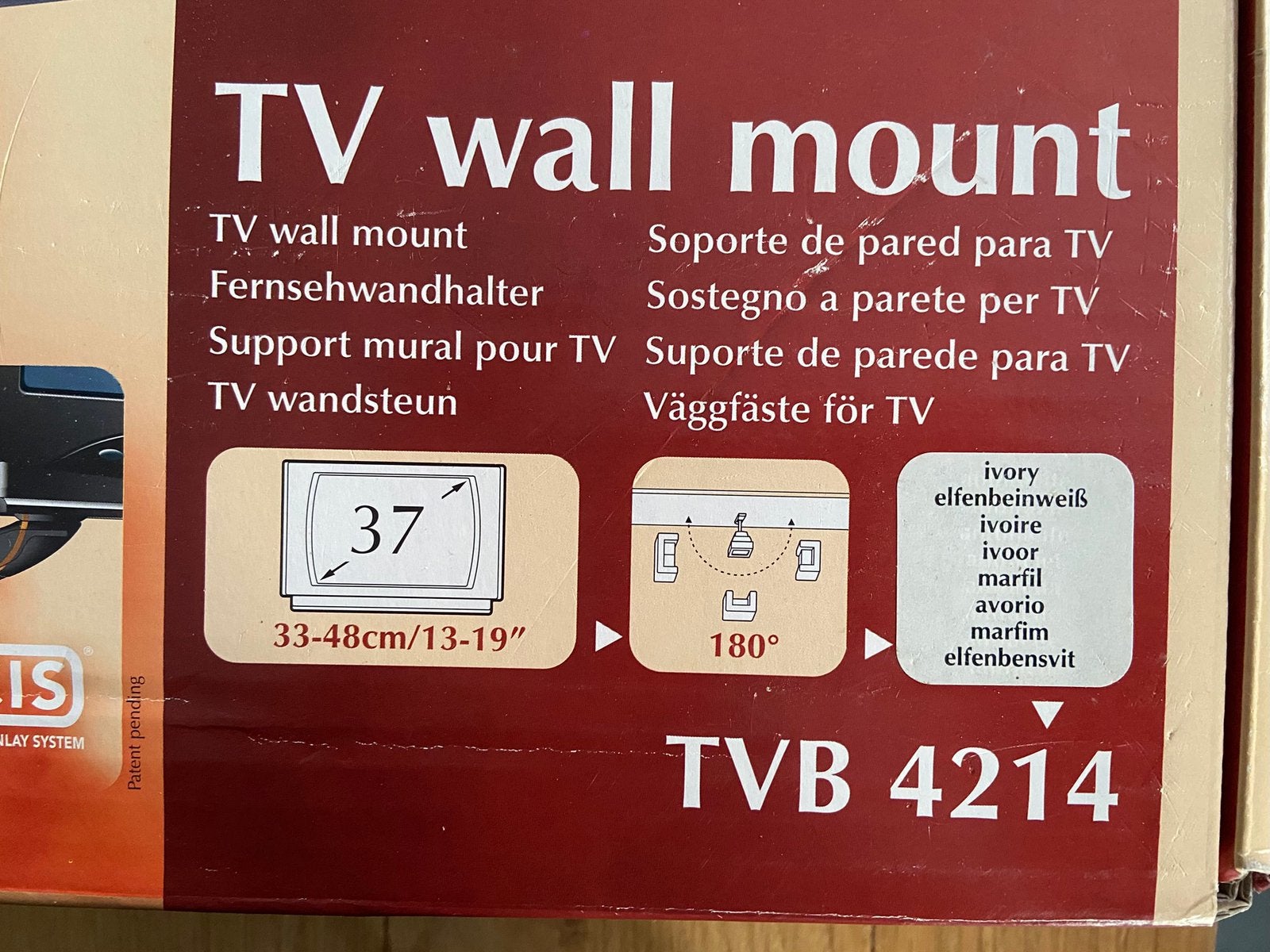 TV - wandsteun, Ophalen, Zo goed als nieuw