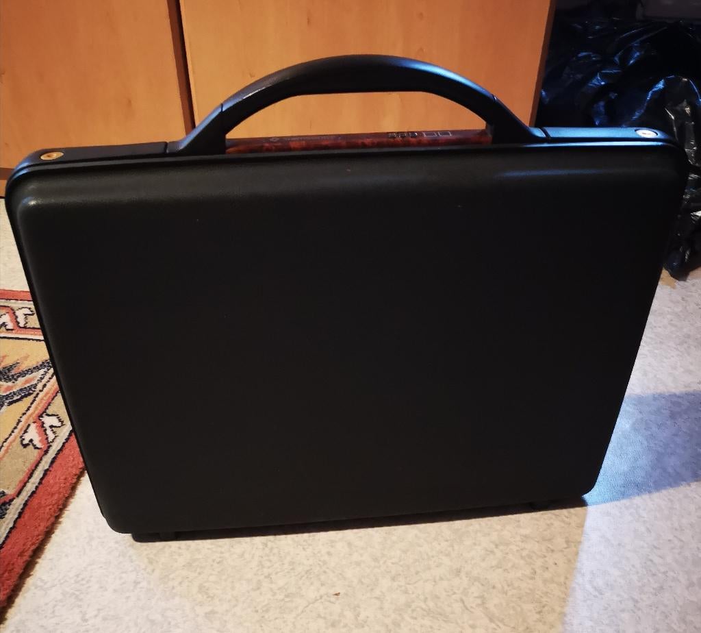 Vintage Samsonite aktentas, Ophalen of Verzenden, Zwart