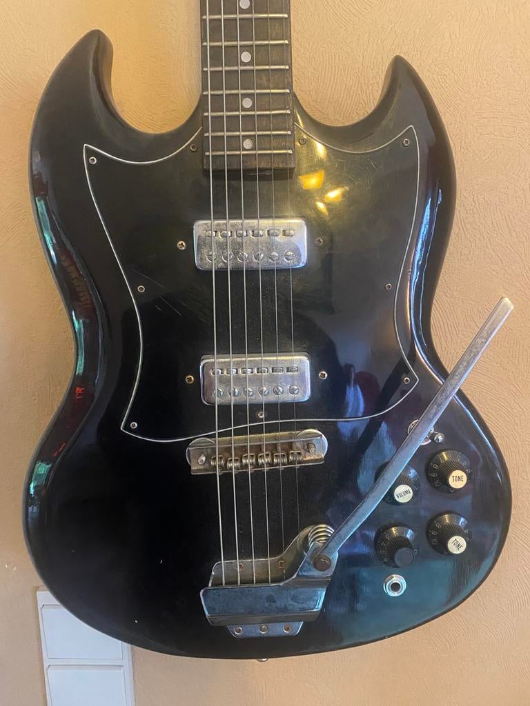 Vintage 60’s Kinor SG (zie beschrijving!), Ophalen, Gebruikt, Solid body, Overige merken