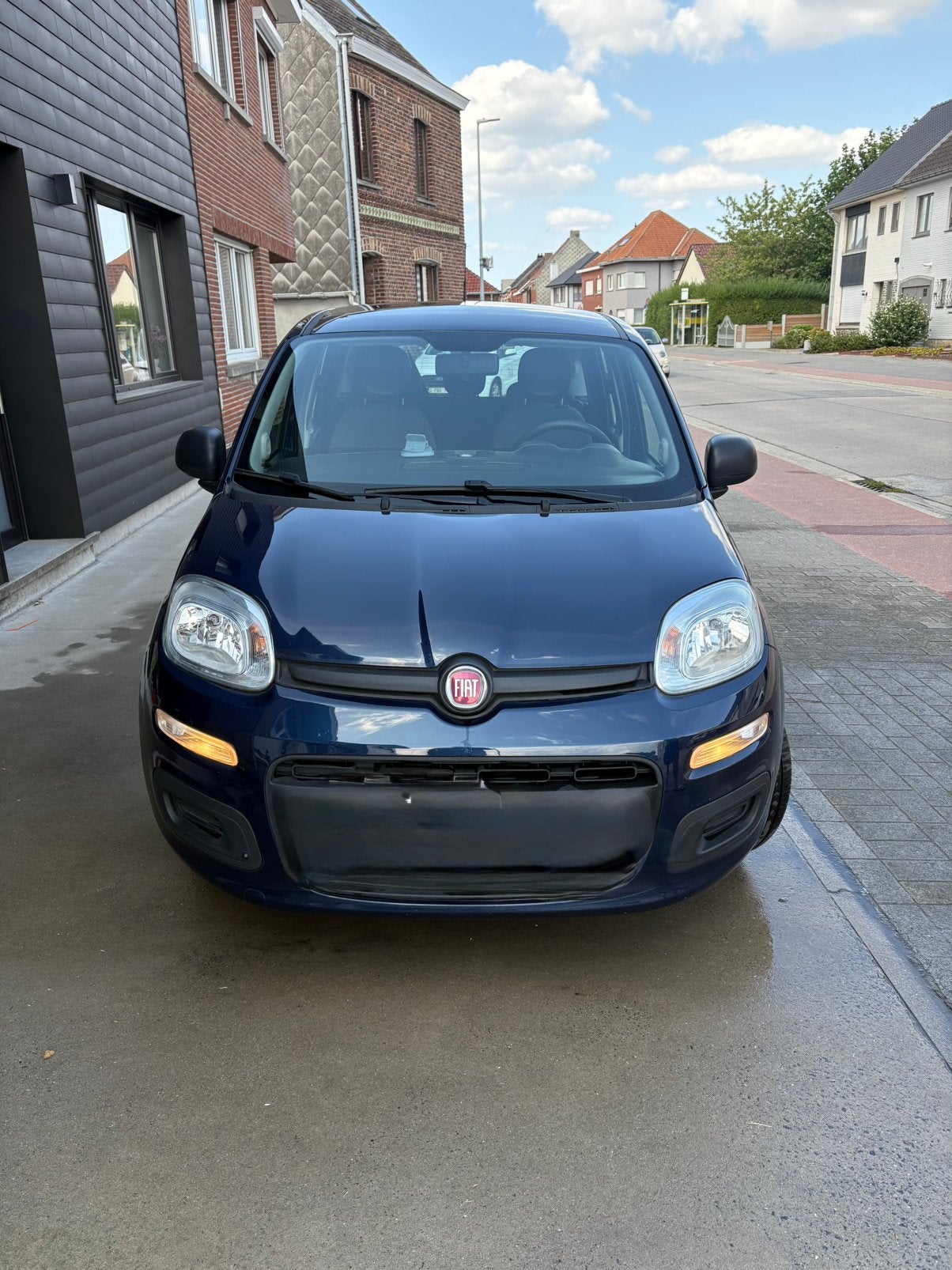Fiat panda donkerblauw Euro 6, Auto's, Fiat, Bluetooth, Stof, Panda, Blauw