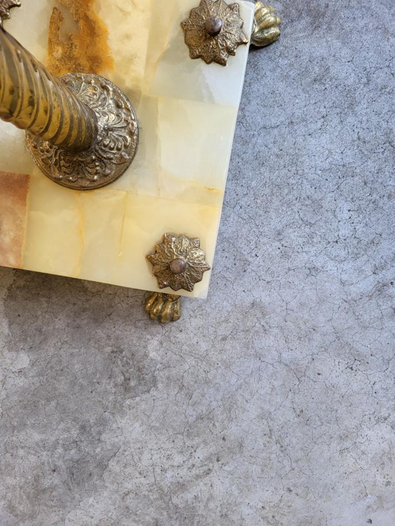 Porte manteau encienne avec support en marbre