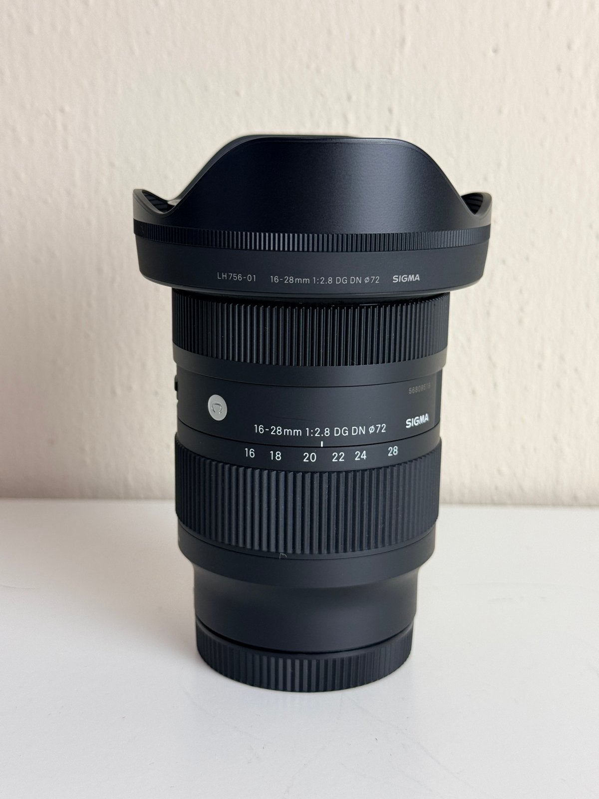 Sigma 16-28mm F2.8 DG DN Sony FE - Nieuwstaat, Sigma, Autofocus, Zo goed als nieuw, Groothoeklens