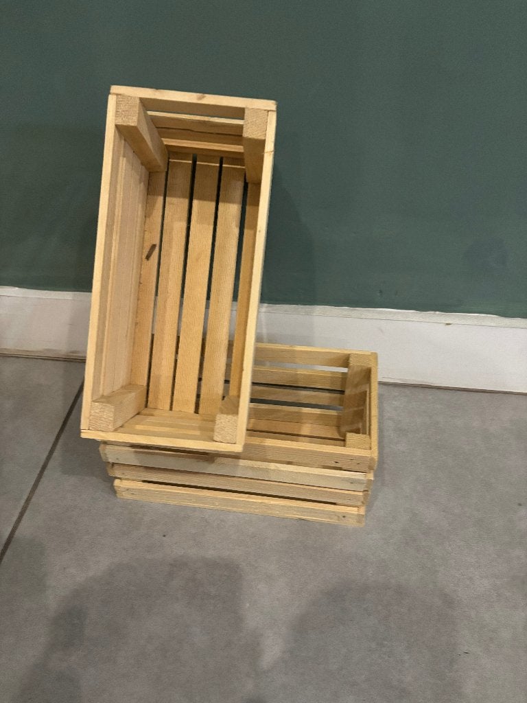 Decoratieve kistjes / Appelkistjes – Naturel, Nieuw, Ophalen of Verzenden, Rijkevorsel, Grenenhout