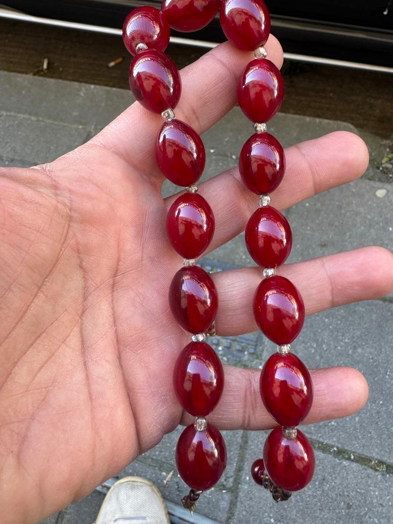 Bakeliet, Enlèvement, Autres matériaux, Collier