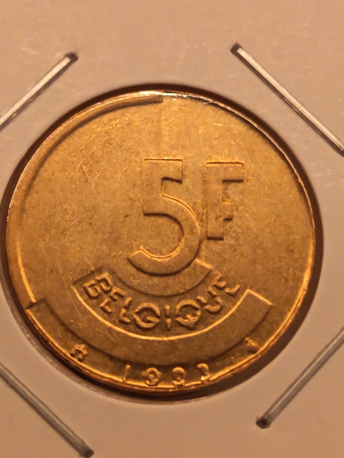 5 Frank 1993fr, vol jaartal, Ophalen of Verzenden