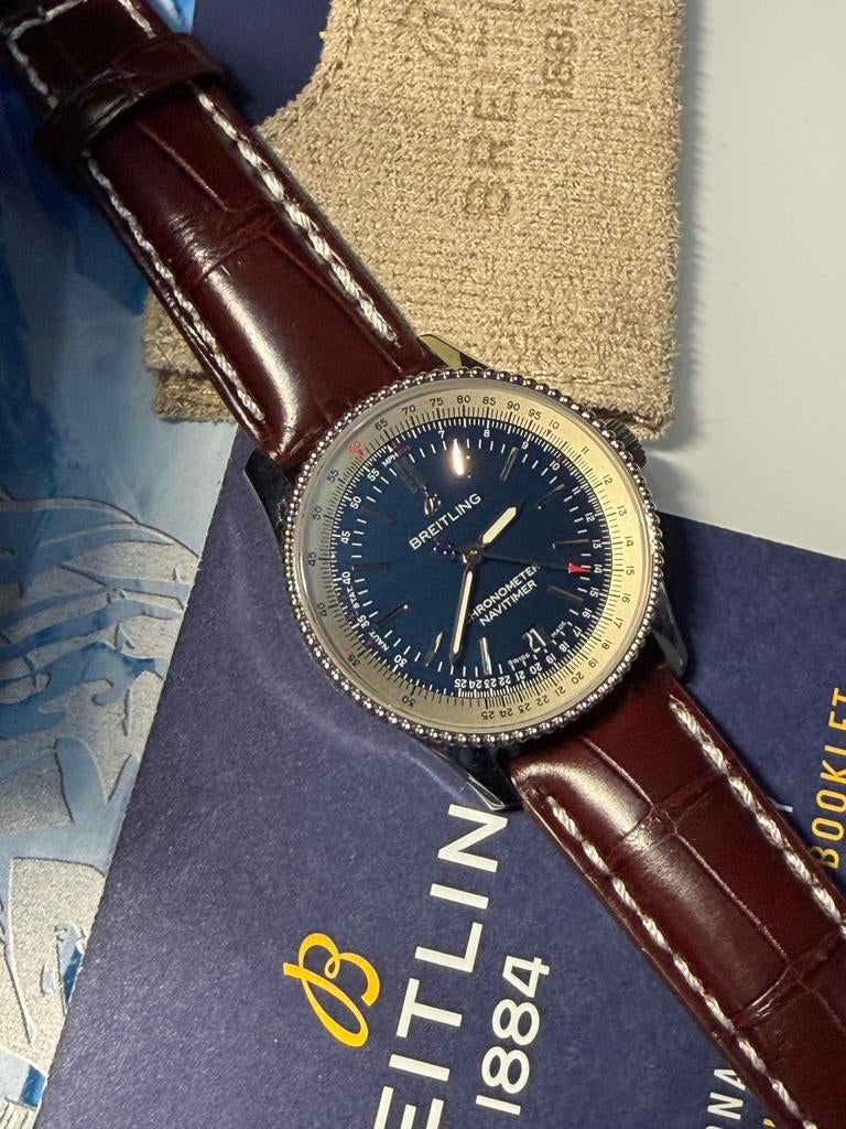 Breitling Navitimer 38mm A17325211C1P2, Bijoux, Sacs & Beauté, Montres | Hommes, Enlèvement, Comme neuf, Breitling