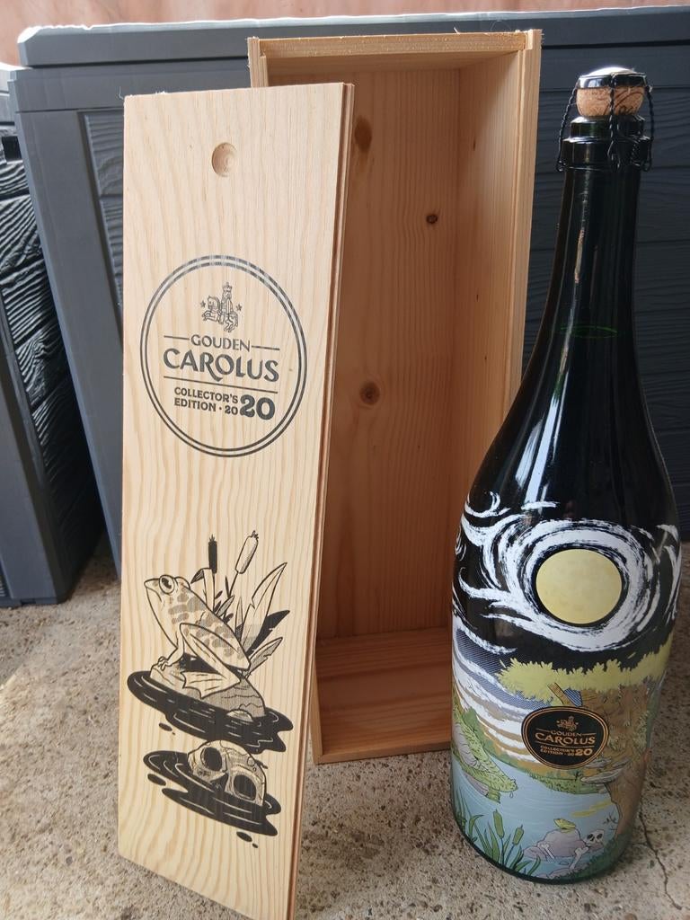 Volle 3 liter fles gouden carolus collectors edition 2020, Ophalen