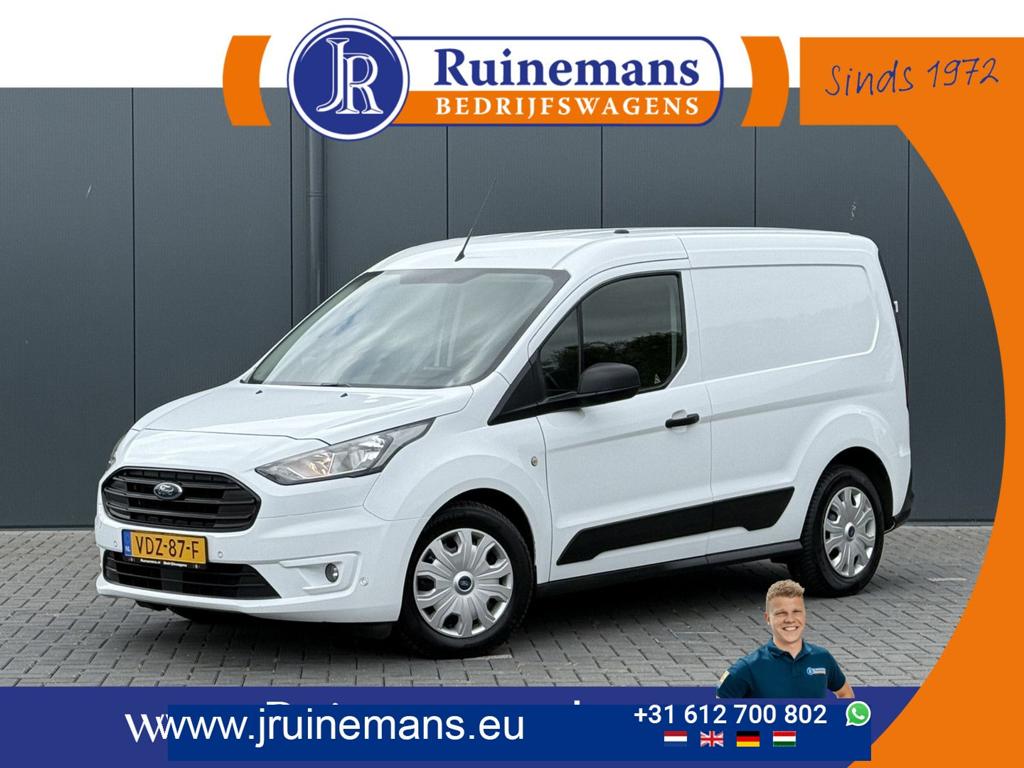 Ford Transit Connect 1.5 EcoBlue 100 PK AUTOMAAT / L1H1 / TR, Auto's, Bestelwagens en Lichte vracht, Automaat, Wit, Ford, Onderhoudsboekje