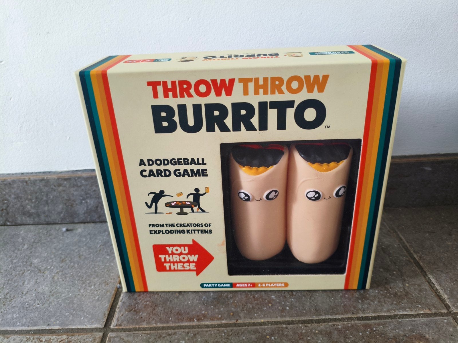 Throw Throw Burrito spel, Vijf spelers of meer, Ophalen, Nieuw, Grab&Game Exploding Kittens