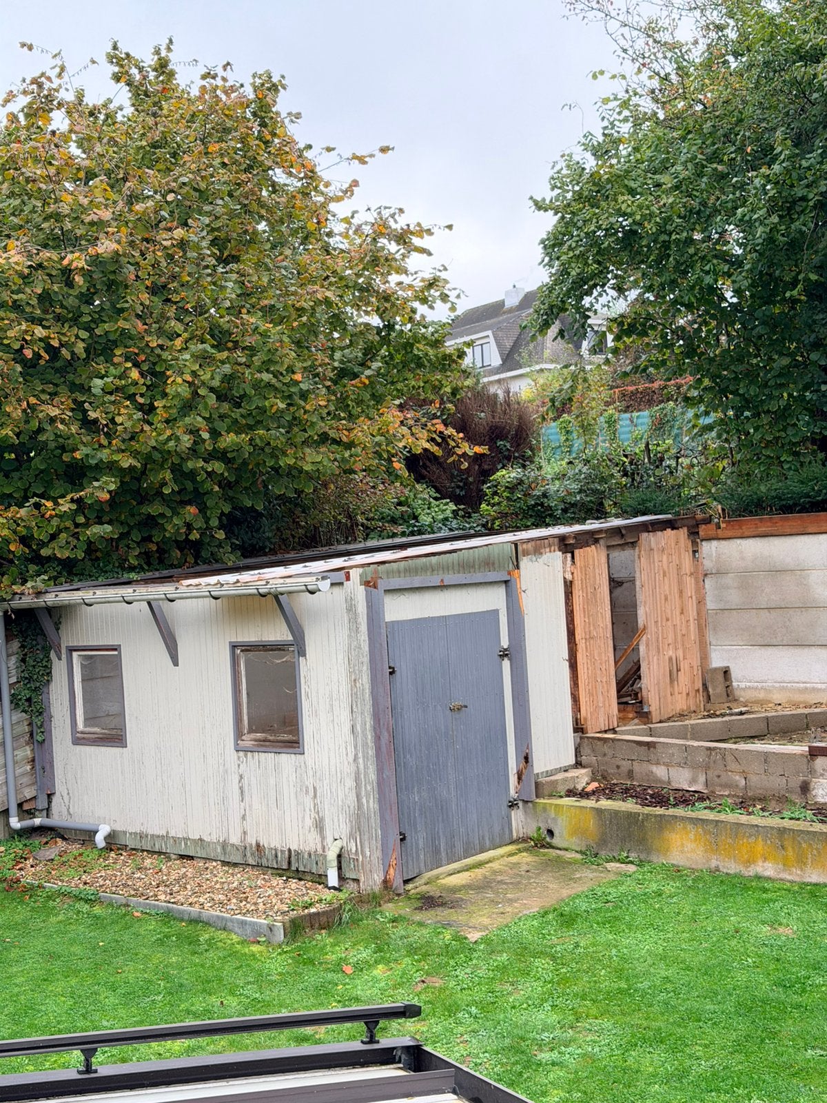 Rest tuinberging of brandhout ook golfplaten, Tuin en Terras, Ophalen, Gebruikt, Overige typen, 2 ramen