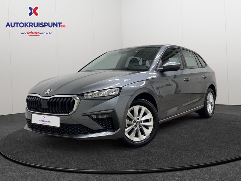 Skoda Scala 1.0 Tsi DSG Carplay Cruise Alu Dig.Airco, Autos, Skoda, Argent ou Gris, Euro 6, Break, Automatique
