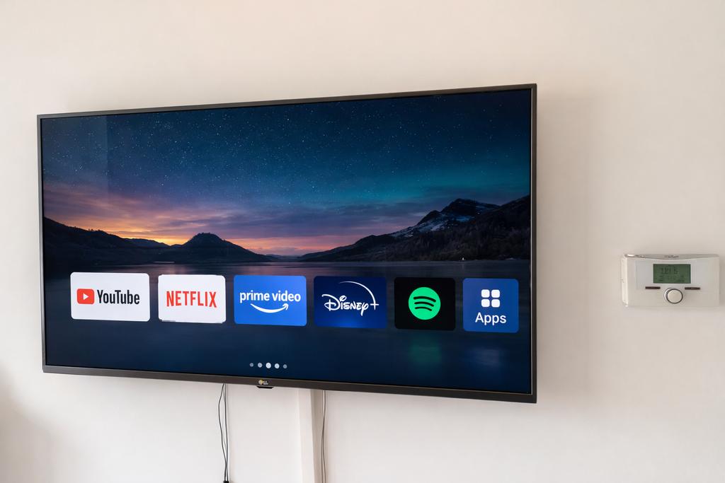 LG 49” Super UHD 4K NanoCell Smart TV – met muurbeuge, TV, Hi-fi & Vidéo, Enlèvement, Comme neuf, LG, Smart TV