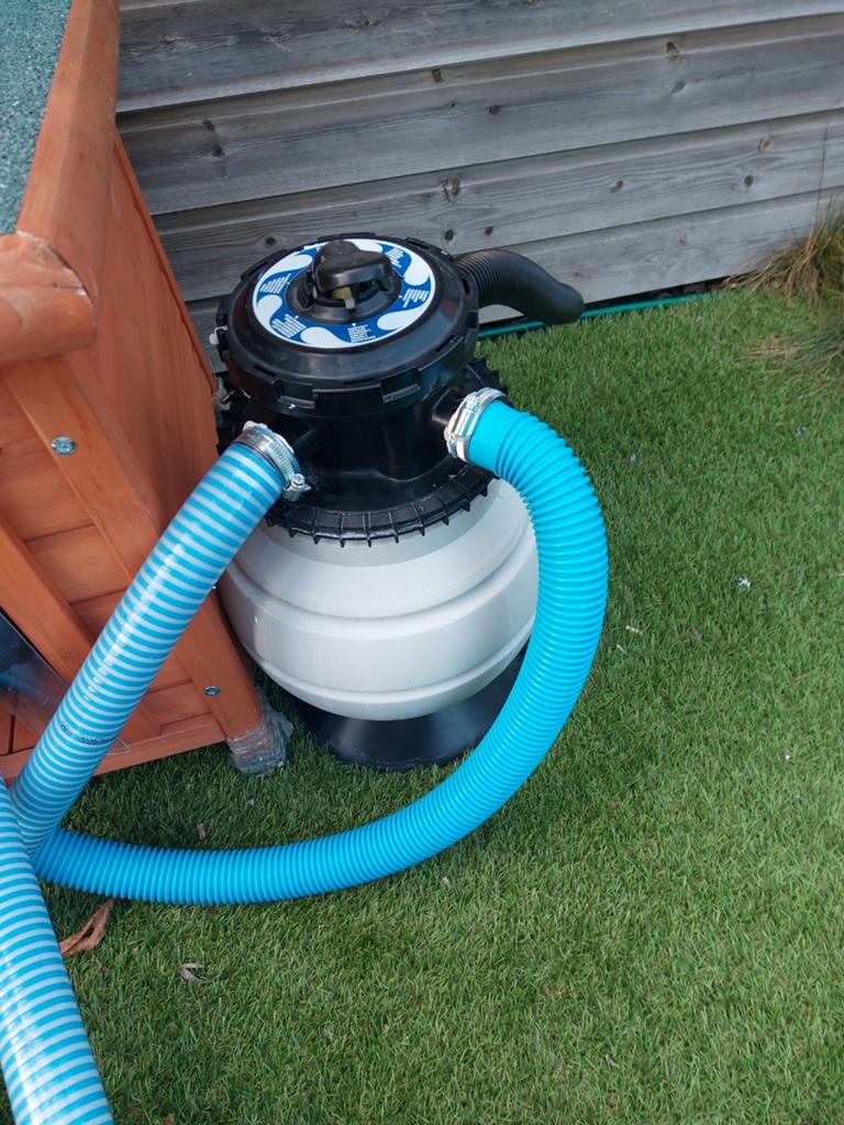 Kwalitatieve pomp + zanfilter voor zwembad, Ophalen
